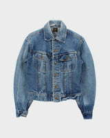 Vintage 1980s Lee Riders 220 Made In Canada Medium Wash Denim Trucker Jacket - M