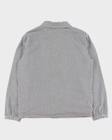 October's Very Own OVO Embroidered Striped Seersucker Coach Jacket - M