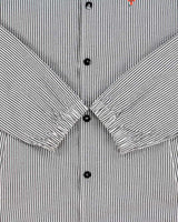 October's Very Own OVO Embroidered Striped Seersucker Coach Jacket - M