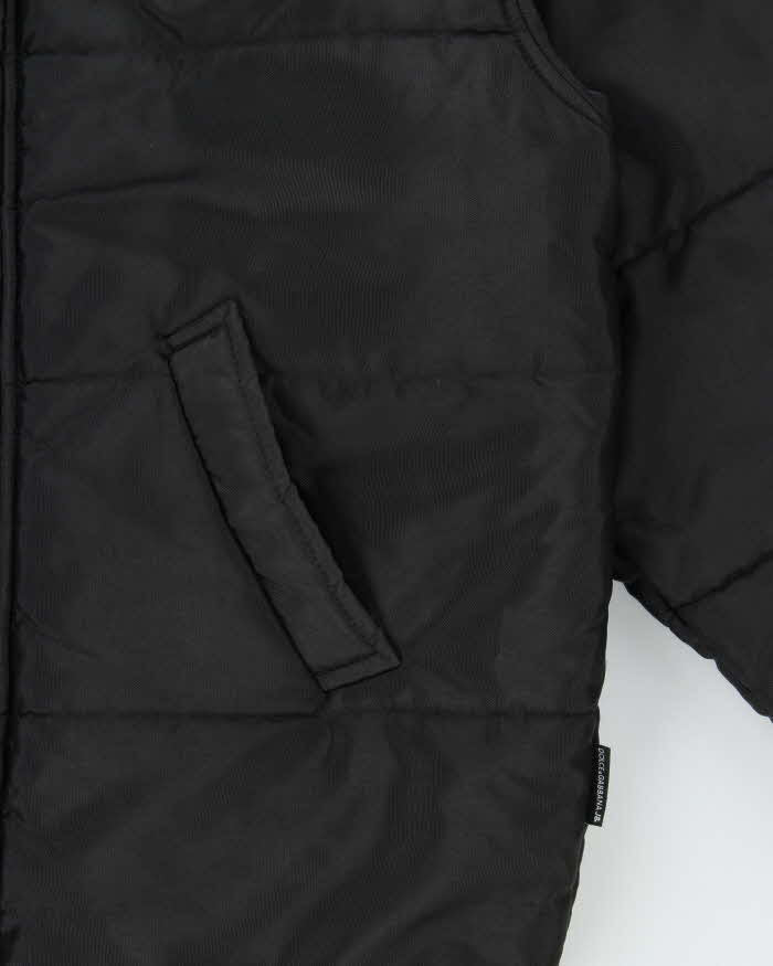Vintage Y2K 00s Dolce &amp; Gabbana J&amp;ANS Oversized Padded Bomber Jacket - S