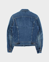 Vintage 1970s Lee Riders Made In USA Medium Wash Denim Trucker Jacket - M