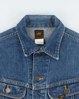 Vintage 1970s Lee Riders Made In USA Medium Wash Denim Trucker Jacket - M