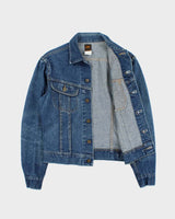 Vintage 1970s Lee Riders Made In USA Medium Wash Denim Trucker Jacket - M