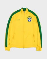 Vintage Nike Brazil FC Home Football Track Jacket - M