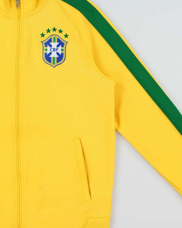 Vintage Nike Brazil FC Home Football Track Jacket - M