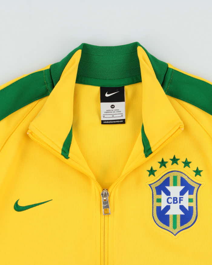 Vintage Nike Brazil FC Home Football Track Jacket - M