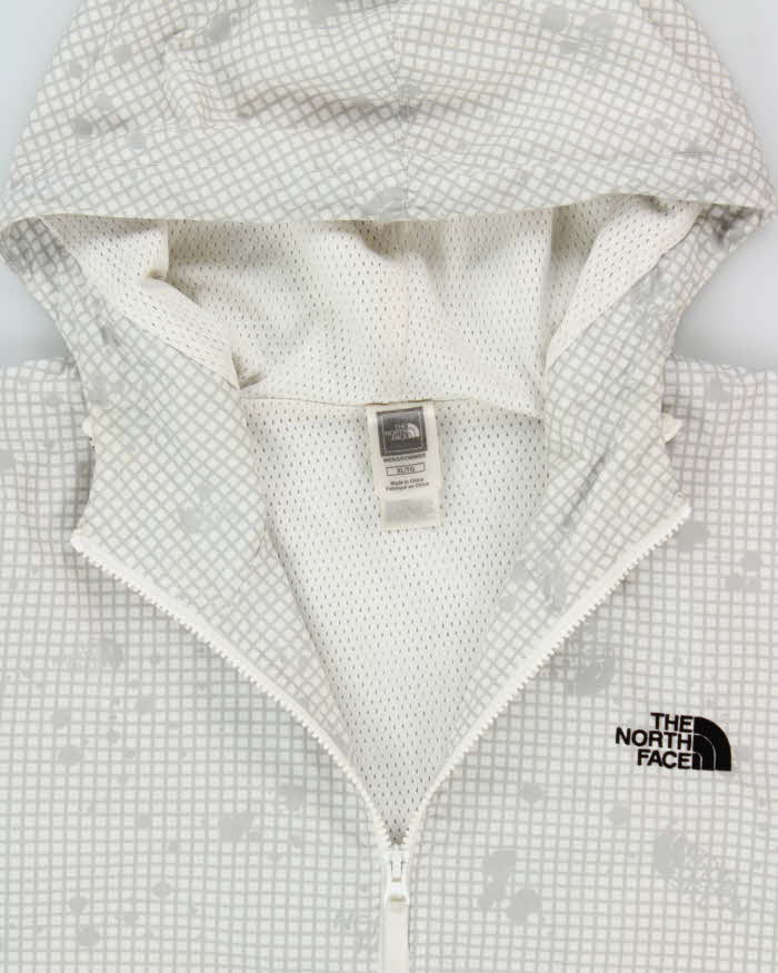 Vintage The North Face Checked Zip-up Hooded Anorak - XL