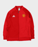 Vintage 2015-16 Adidas Manchester United FC Two-Tone Football Track Jacket - L