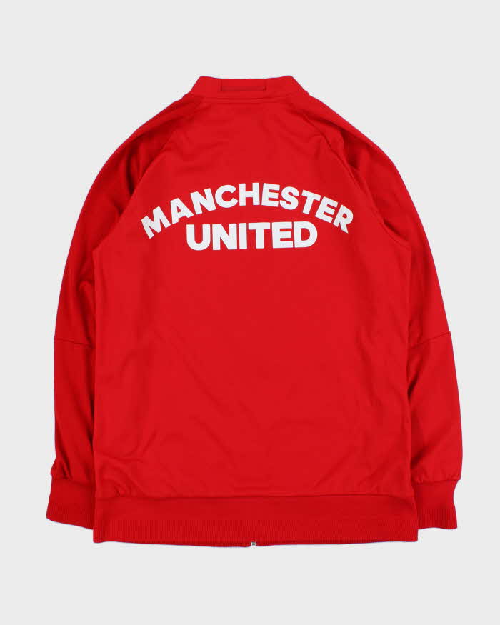 Vintage 2015-16 Adidas Manchester United FC Two-Tone Football Track Jacket - L