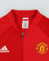 Vintage 2015-16 Adidas Manchester United FC Two-Tone Football Track Jacket - L