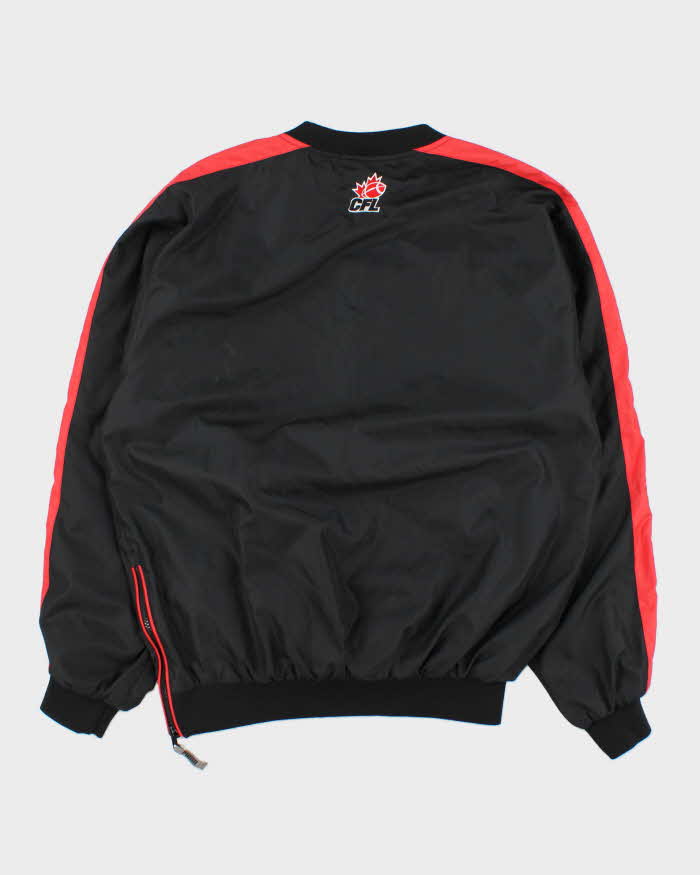 Vintage 1990s Puma Calgary Stampeders CFL Shell Pullover Training Jacket - L