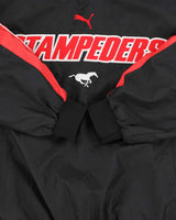 Vintage 1990s Puma Calgary Stampeders CFL Shell Pullover Training Jacket - L