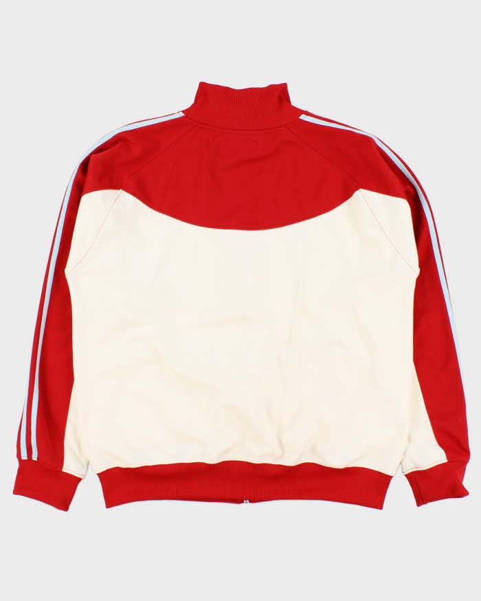 Vintage 1990s Fred Perry Sportswear Classic Baby Blue Striped Track Jacket - XL