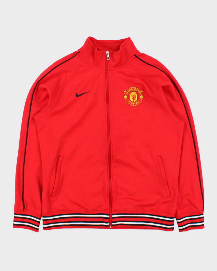 Vintage 2011-12 Nike Manchester United FC Football Track Jacket - L
