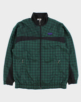 Vintage Adidas Originals R.Y.V Houndstooth Soft Shell Windbreaker Jacket - L