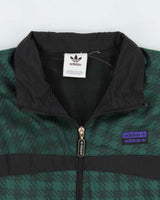 Vintage Adidas Originals R.Y.V Houndstooth Soft Shell Windbreaker Jacket - L