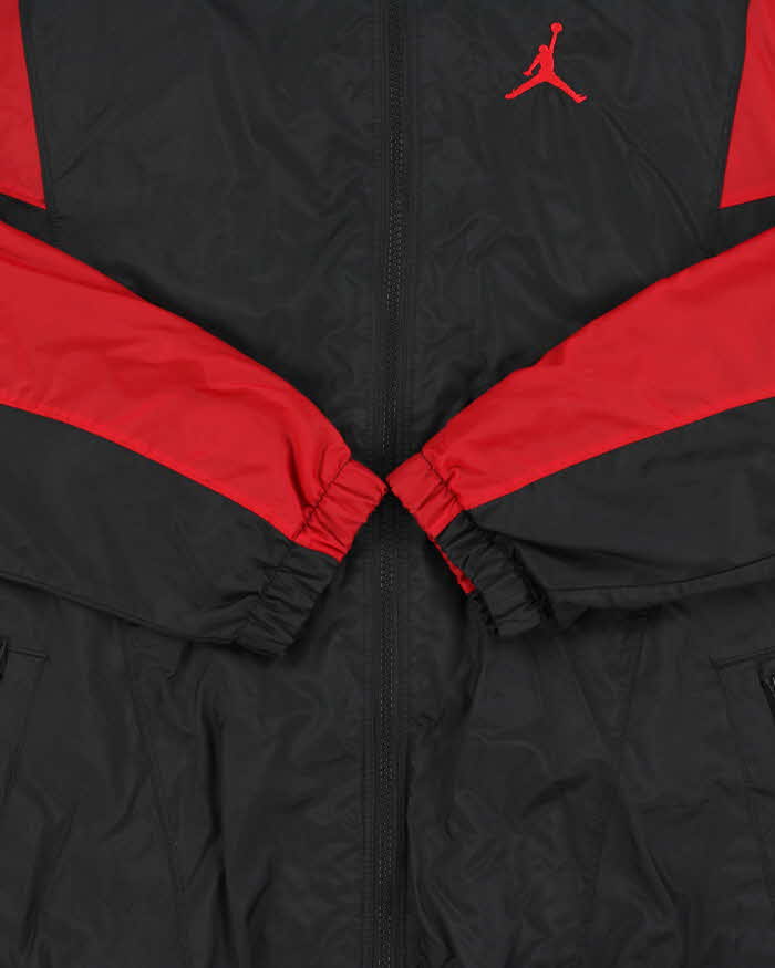 Vintage Nike Air Jordan Essential Mesh Lined Hooded Windbreaker Jacket - XL