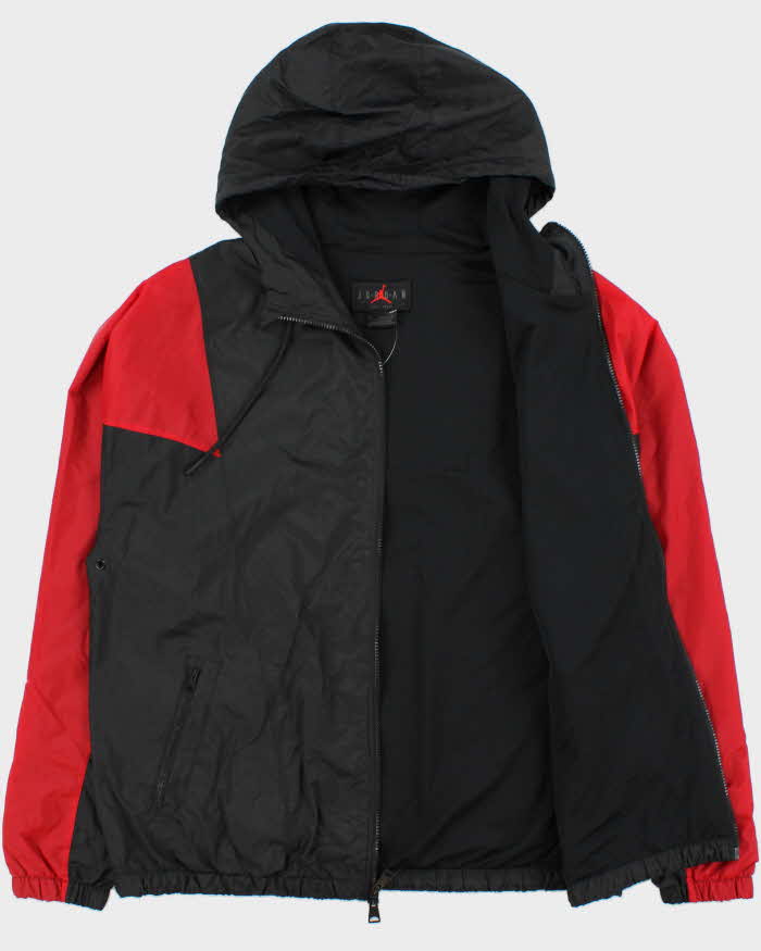 Vintage Nike Air Jordan Essential Mesh Lined Hooded Windbreaker Jacket - XL