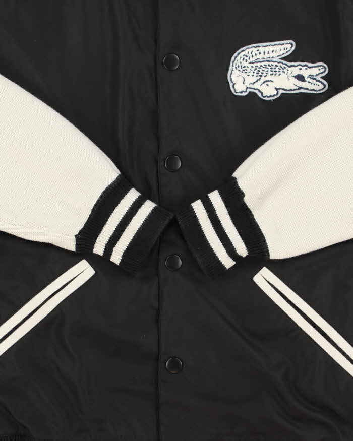 Vintage Y2K 00s Lacoste Knit Soft Shell Varsity Bomber Jacket - S