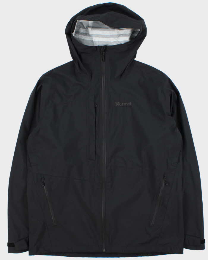 Vintage Marmot Hooded Waterproof Outdoor Jacket - XL