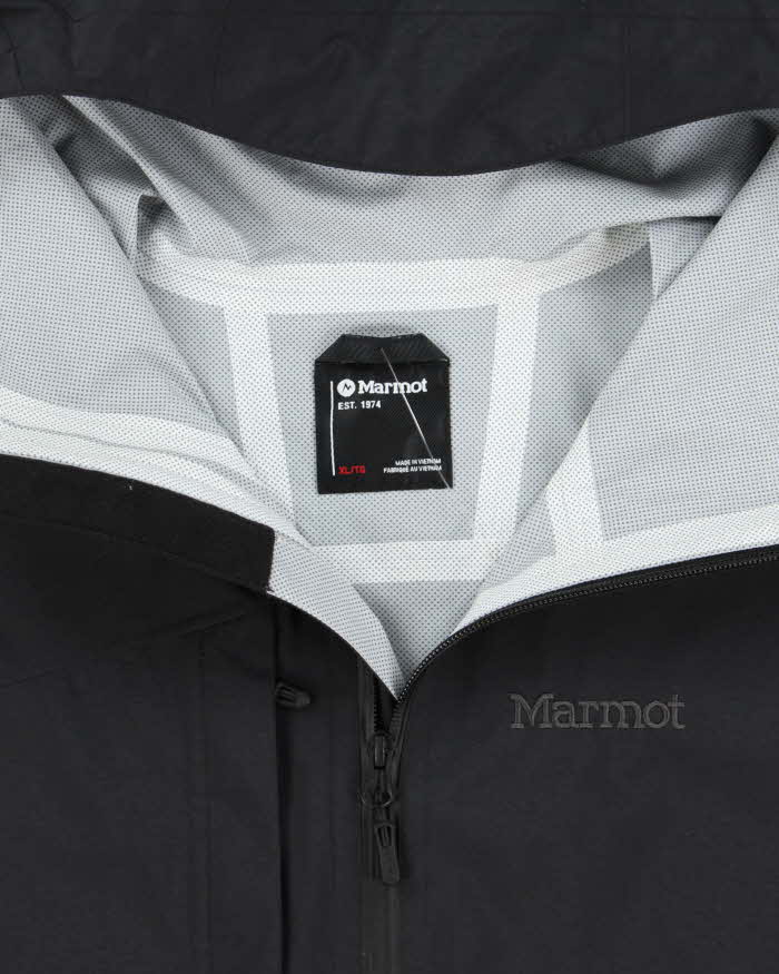 Vintage Marmot Hooded Waterproof Outdoor Jacket - XL