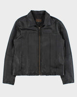 Vintage 2000s JBE Quilt Lined Leather Jacket - M