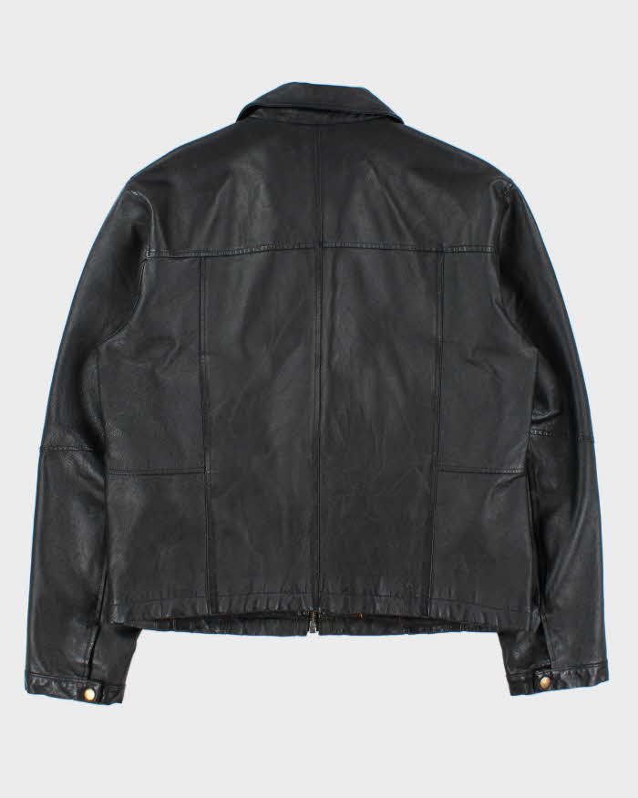 Vintage 2000s JBE Quilt Lined Leather Jacket - M