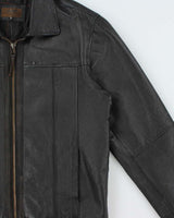 Vintage 2000s JBE Quilt Lined Leather Jacket - M