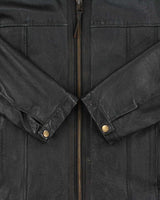 Vintage 2000s JBE Quilt Lined Leather Jacket - M