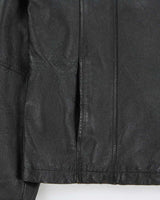 Vintage 2000s JBE Quilt Lined Leather Jacket - M