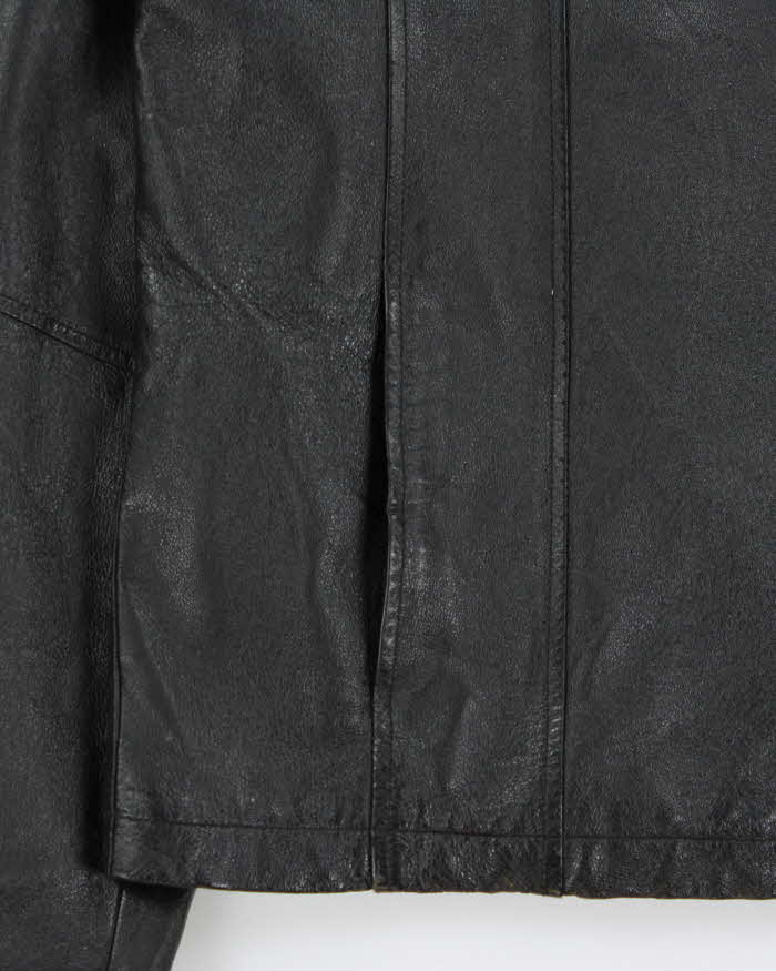 Vintage 2000s JBE Quilt Lined Leather Jacket - M