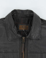 Vintage 2000s JBE Quilt Lined Leather Jacket - M