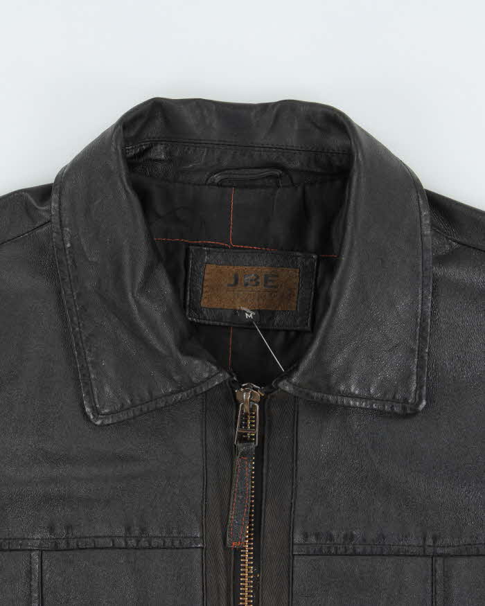 Vintage 2000s JBE Quilt Lined Leather Jacket - M