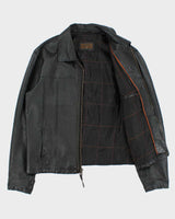 Vintage 2000s JBE Quilt Lined Leather Jacket - M