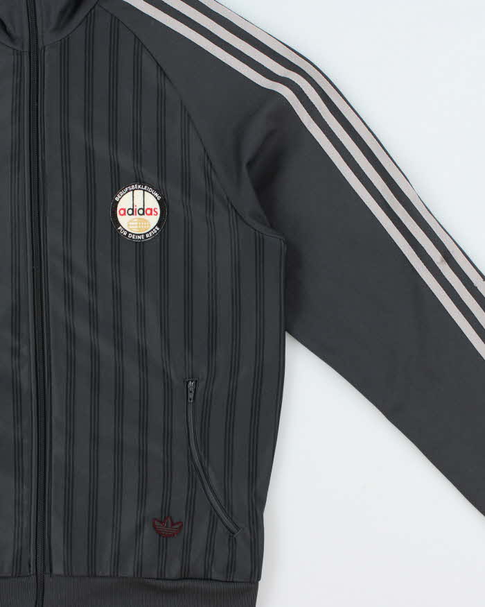 Vintage Y2K 00s Adidas Originals 3-Stripe Zip Cuff Track Jacket - L