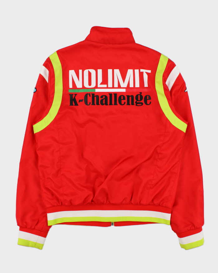 Vintage 1990s Kappa Speed Challenge No Limit Racing Shell Track Jacket - XXL