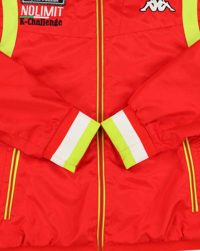 Vintage 1990s Kappa Speed Challenge No Limit Racing Shell Track Jacket - XXL