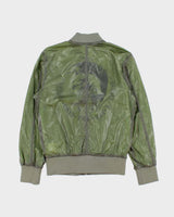 Vintage Y2K 00s Diesel Soft Shell Nylon Volt Bomber Jacket - S