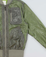 Vintage Y2K 00s Diesel Soft Shell Nylon Volt Bomber Jacket - S