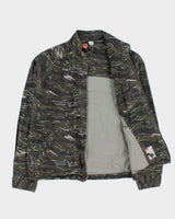 Vintage Y2K 00s éS Skateboarding Canvas Tiger Camo Harrington Jacket - M