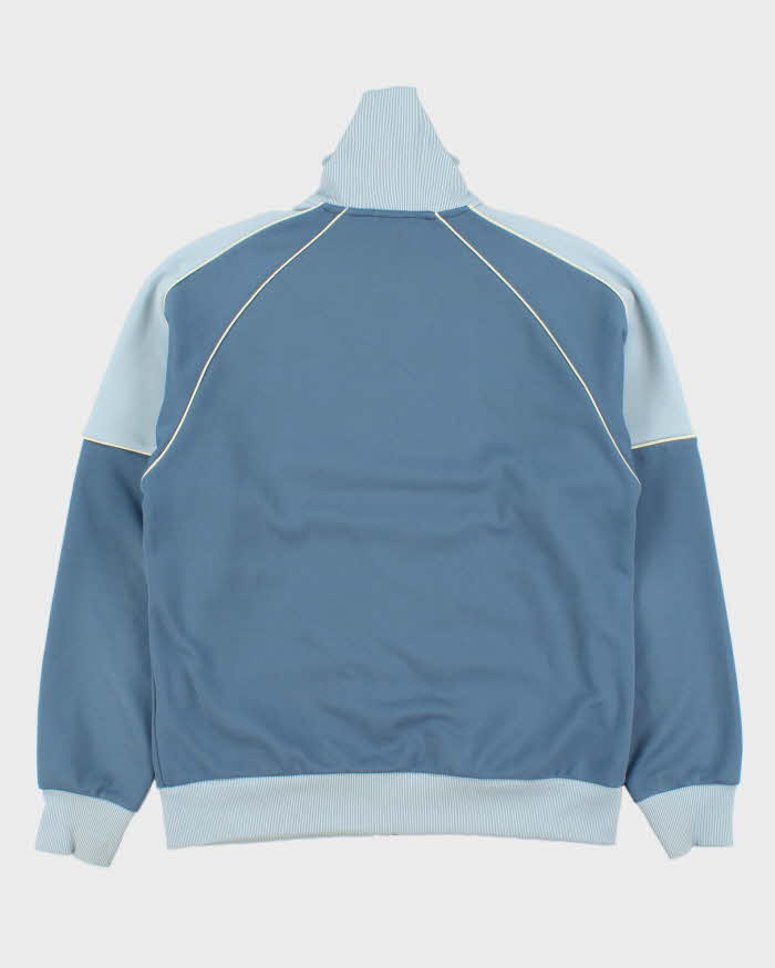 Vintage Y2K 00s Puma Baby Blue Two-Tone Funnel Neck Track Jacket - L