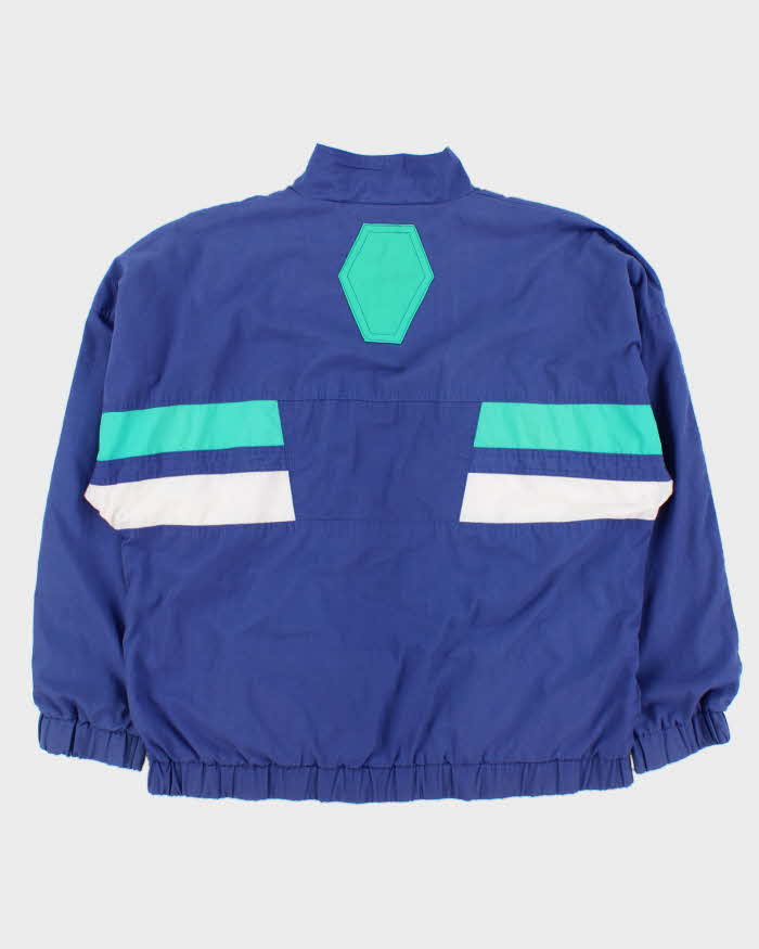 Vintage 1990s Puma Classic Soft Shell Cotton Blend Windbreaker Jacket - M