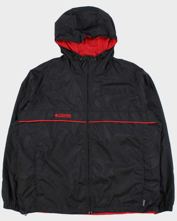 Vintage 1990s Columbia Packable Hooded Anorak Jacket - XL