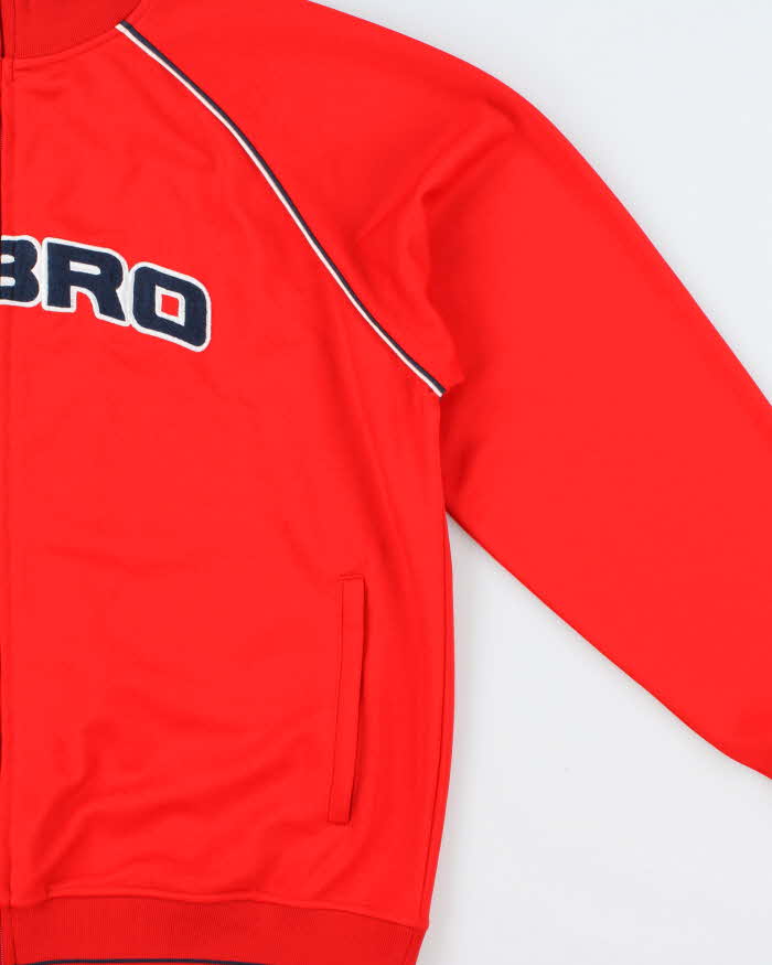 Vintage Y2K 00s Umbro Patch Spell-Out Track Jacket - L