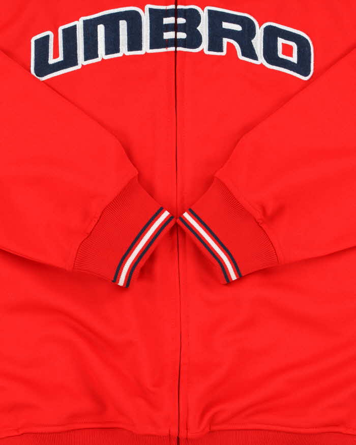 Vintage Y2K 00s Umbro Patch Spell-Out Track Jacket - L