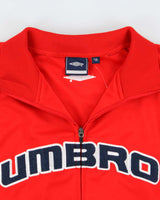 Vintage Y2K 00s Umbro Patch Spell-Out Track Jacket - L