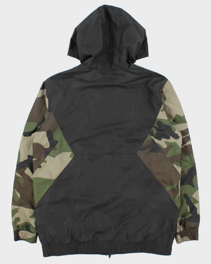 Vintage Adidas Originals Soft Shell Camo Hooded Windbreaker Jacket - L