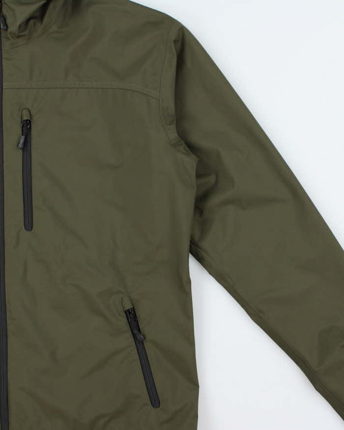 Vintage Helly Hansen Khaki 'Crew' Technical Shell Hiking Jacket - XL