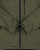 Vintage Helly Hansen Khaki 'Crew' Technical Shell Hiking Jacket - XL