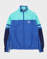 Vintage Puma X-T-G Tri-Colour Soft Shell Windbreaker Jacket - M